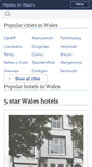 Mobile Screenshot of hotels-wales.com